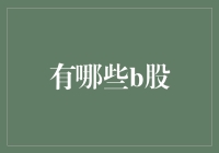 B股市场概览：解读海外投资者的重要投资渠道