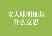 未入账明细：账本里的潜伏者与会计的惊魂夜