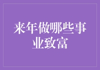 2024财富增长策略：选择来年哪些事业致富