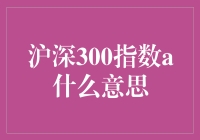 沪深300指数A：理解中国资本市场的重要风向标