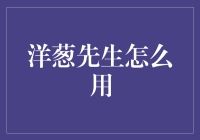 洋葱先生逆袭记：我是洋葱，但不是你想的那种洋葱