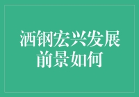 洒钢宏兴的未来：是不是一场洒宏盛宴？