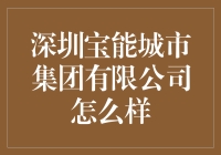 深圳宝能城市集团有限公司：一个宝气冲天的企业