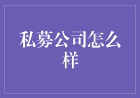 私募公司？那是啥玩意儿？