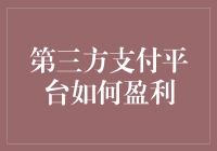 第三方支付平台盈利模式探究