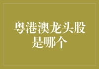 龙头股是哪个？话说粤港澳大湾区的股市小秘密