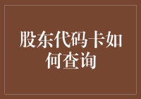 股东代码卡如何查询：实用指南与技巧