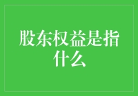 股东权益：一个让你的资本宝宝健康长大的秘密配方