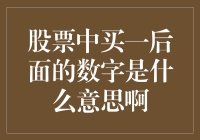 股票交易术语详解：买一后面的数字代表什么