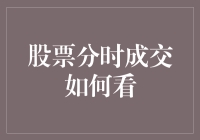 股票分时成交图深度解析：洞察股市瞬间波动的艺术