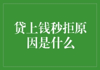 贷上钱秒拒原因是什么？深度解析与避免策略