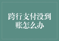 跨行支付没到账？别慌，你不是一个人！