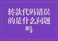 转款代码错误：数字与艺术的较量