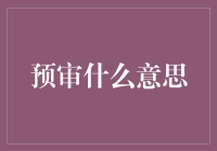 预审什么意思？新手必备指南