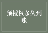 预授权多久到账：一场金融流水的等待之旅